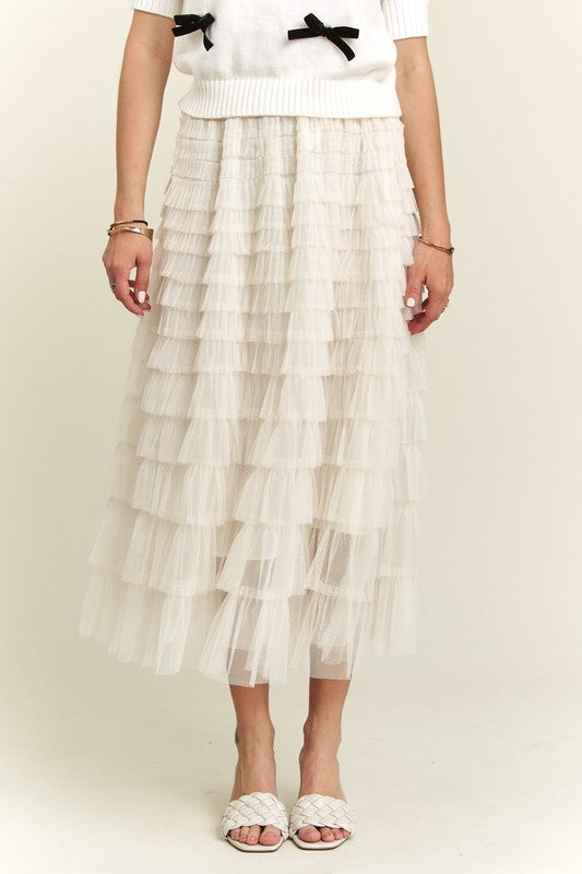 Lace Midi Skirt