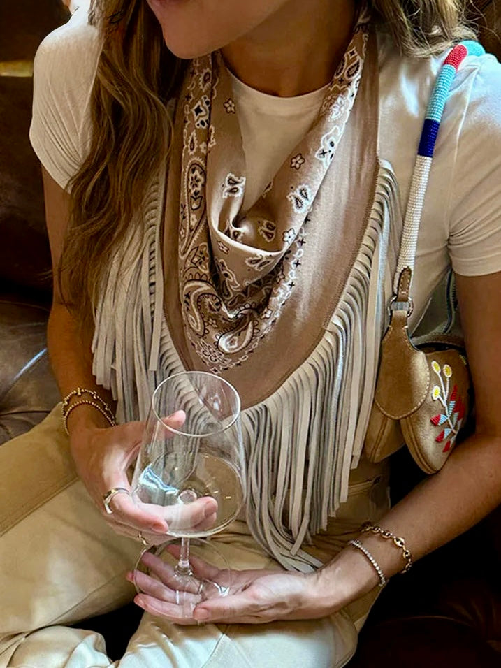 Miley Tassel Bandana Scarf