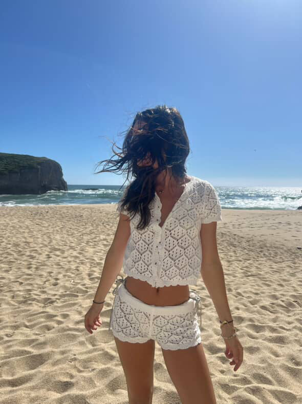 Mia Crochet Beach Set