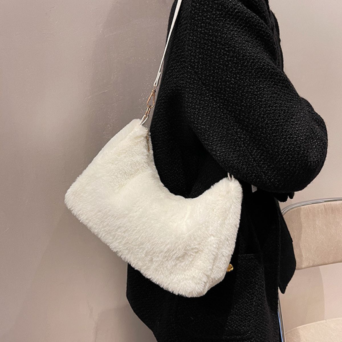 Winter Fur Shoulder Bag