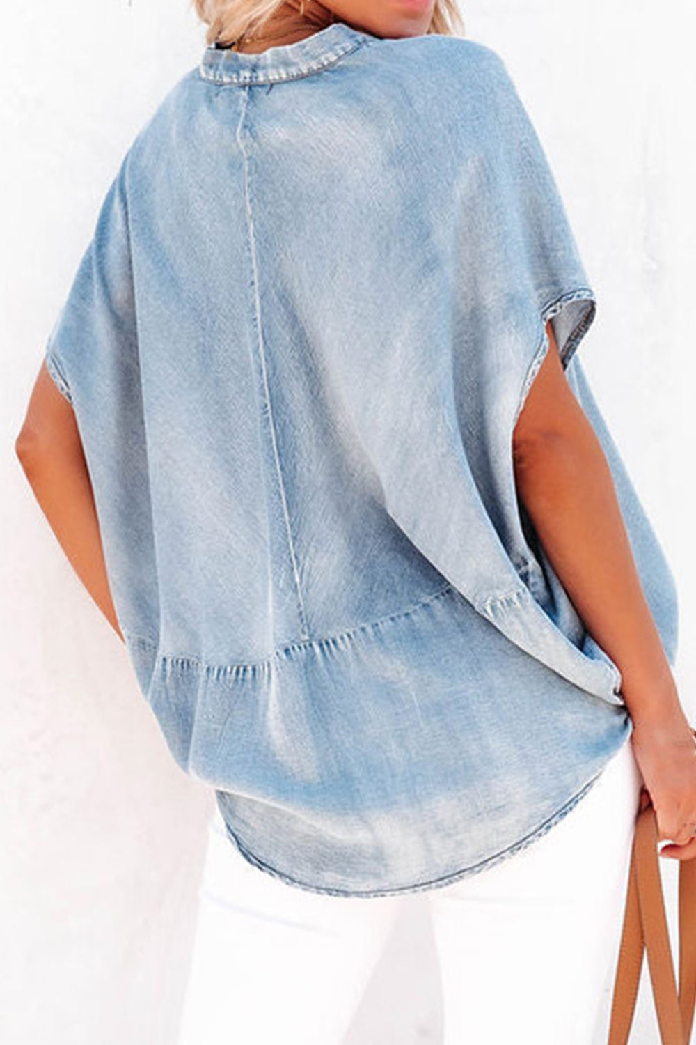 Cedar Denim Top