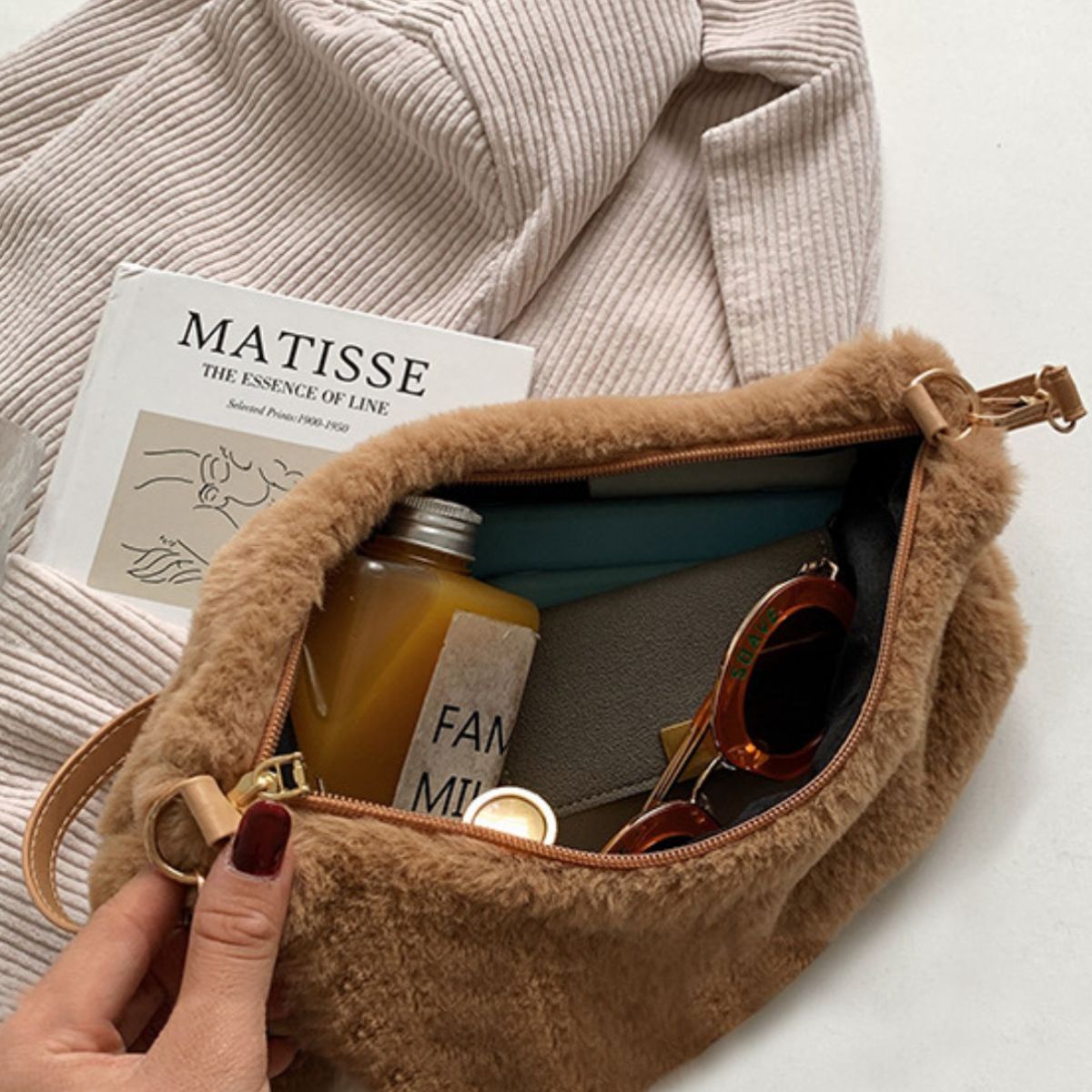 Winter Fur Shoulder Bag