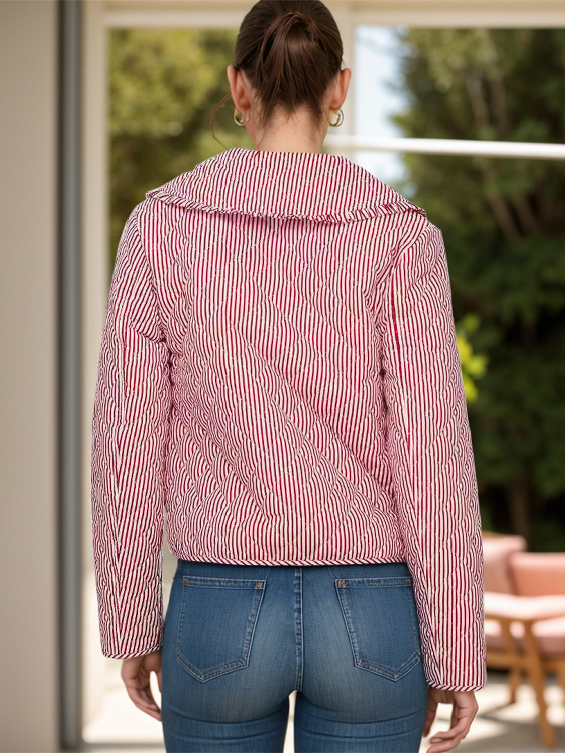 Candy Striped Light Jacket