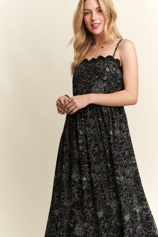 Noir Garden Dress