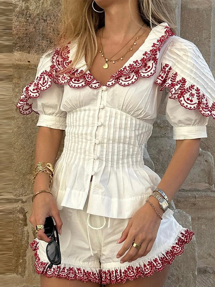 Amara Embroidered Set