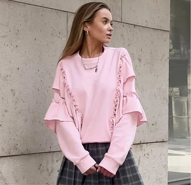 Roan Ruffles Sweatshirt