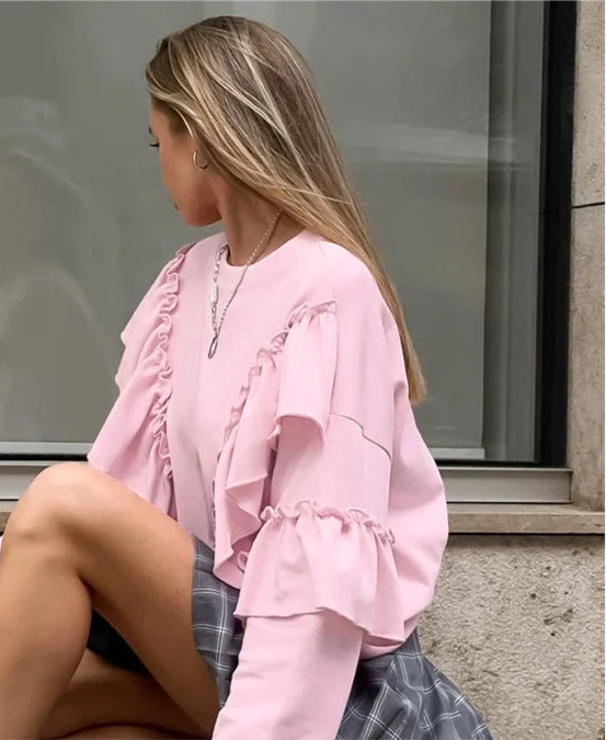Roan Ruffles Sweatshirt