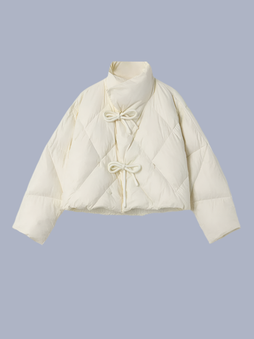 Queen Bow Puffer Jacket