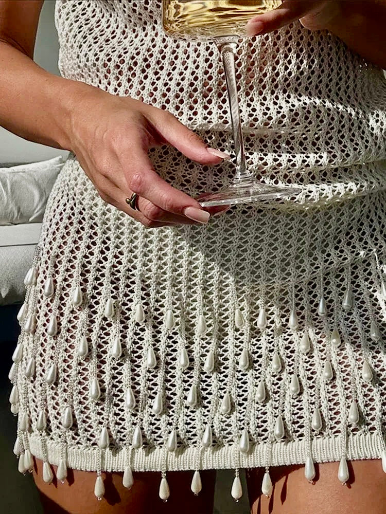 Zoey Pearl Knit Dress