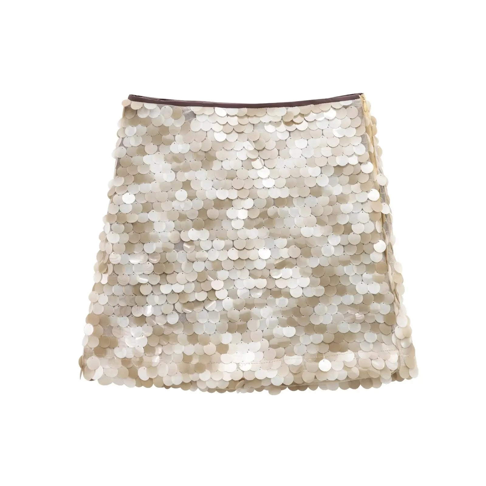 Pearls Sequin Skirt