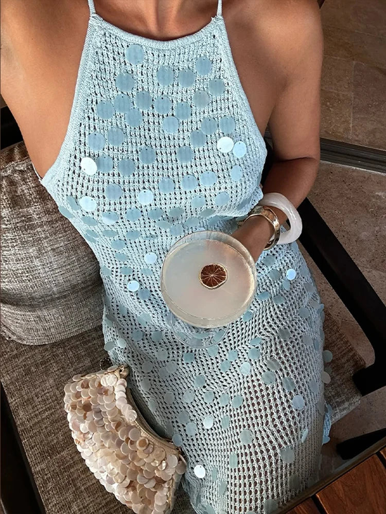 Maxine Knitted Sequin Dress