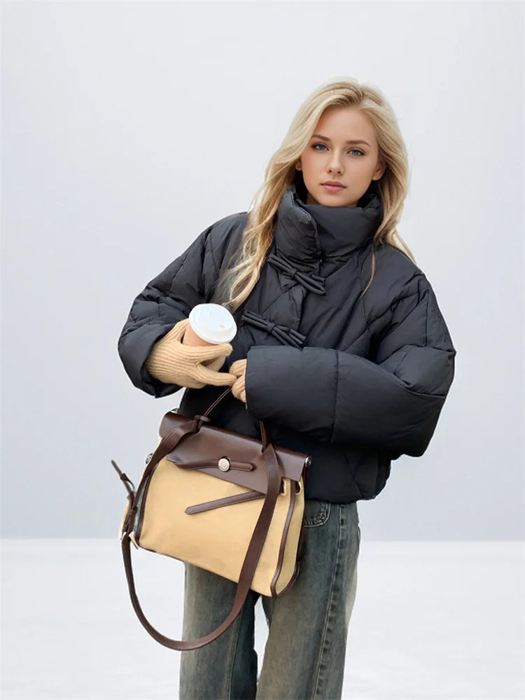 Queen Bow Puffer Jacket