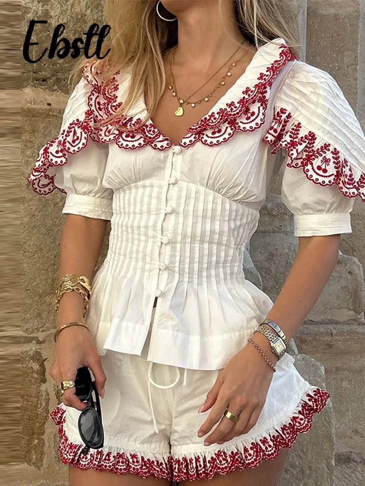 Amara Embroidered Set