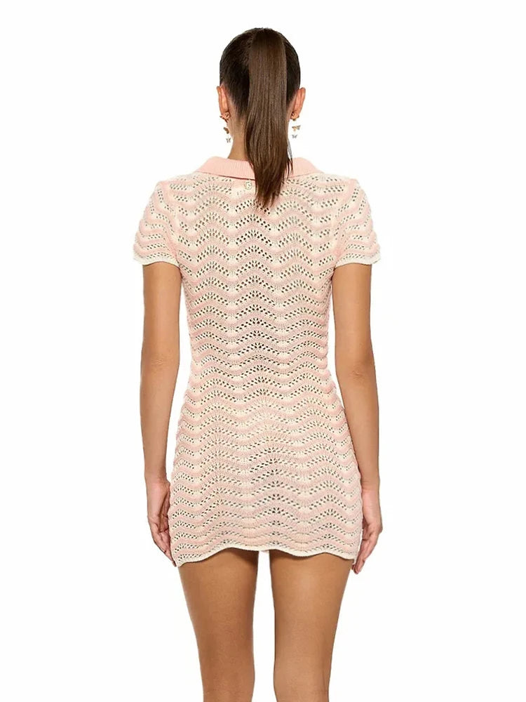 Paige Crochet Dress