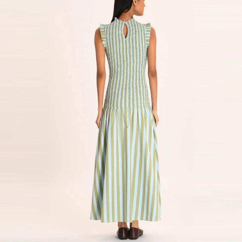 Rebecca Striped Maxi Dress