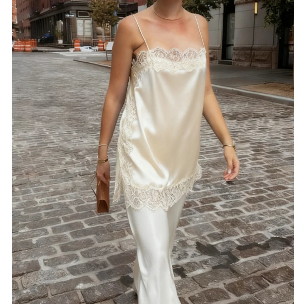 Jewels Lace Long Cami