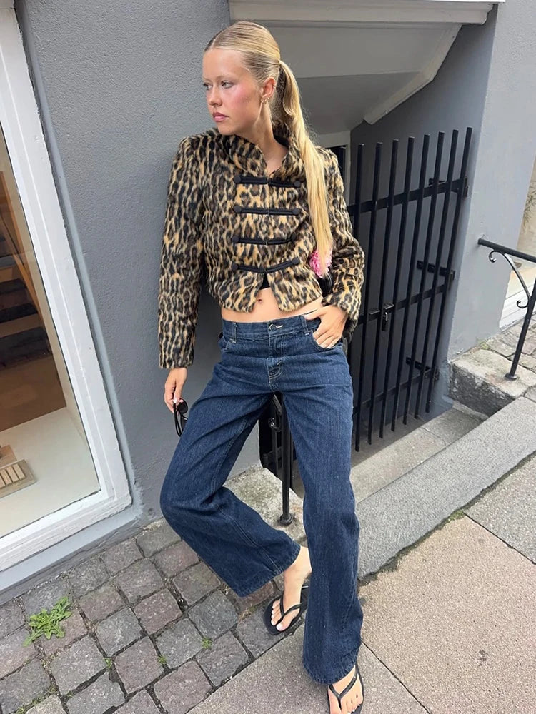 Morgan Leopard Jacket