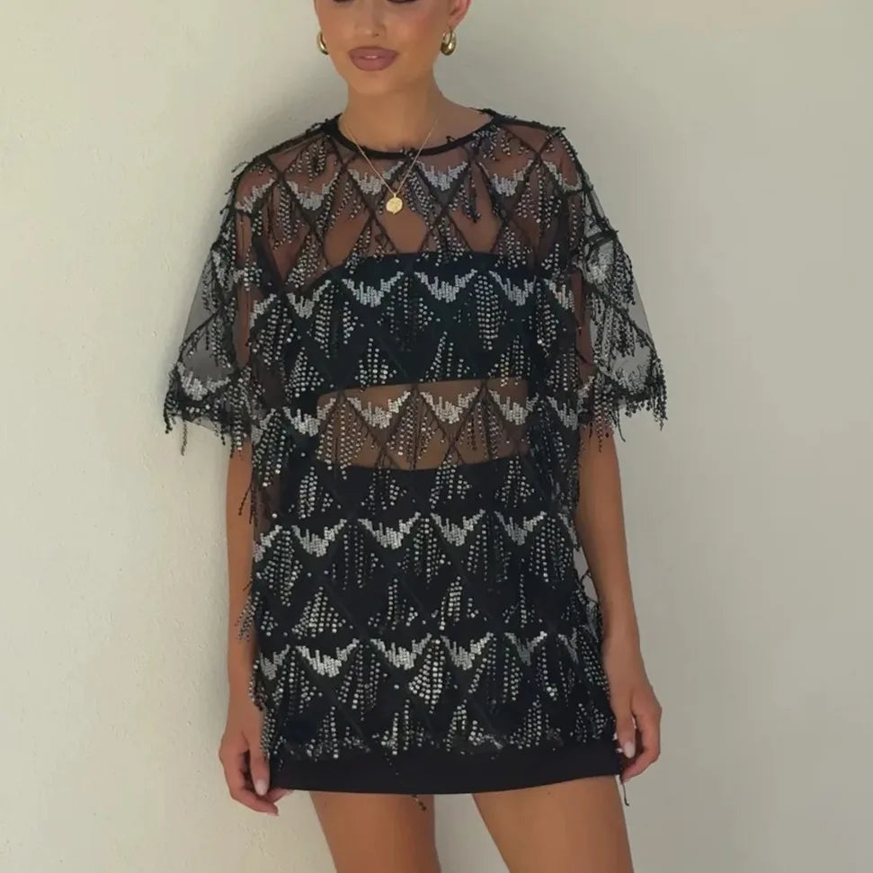 Olivia Sequined Top