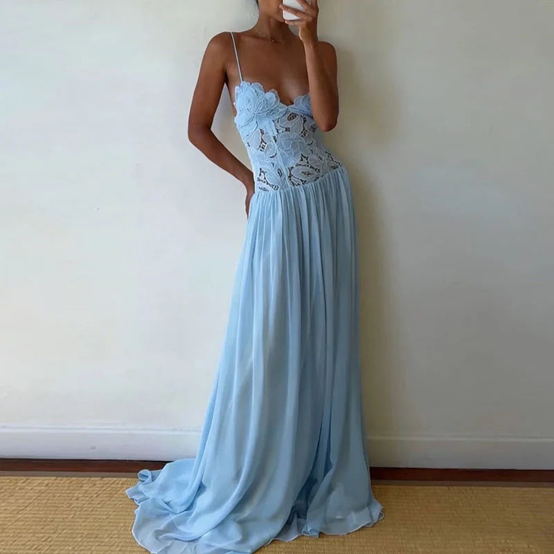 Nicole Lace Maxi Dress