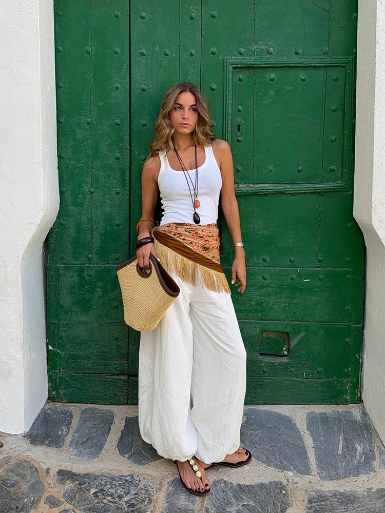 Natalia Fringed Scarf
