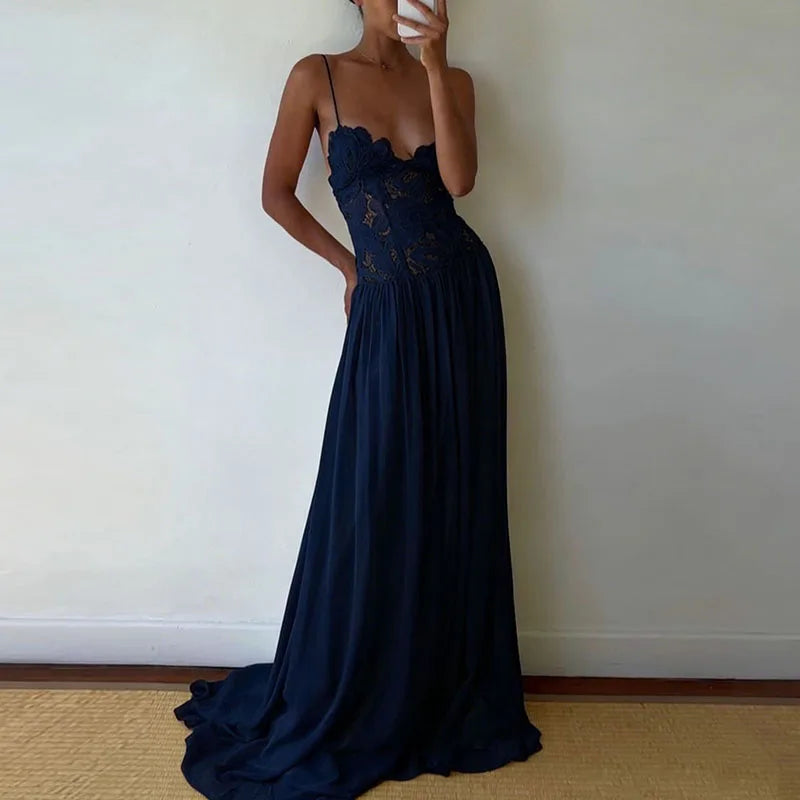 Nicole Lace Maxi Dress
