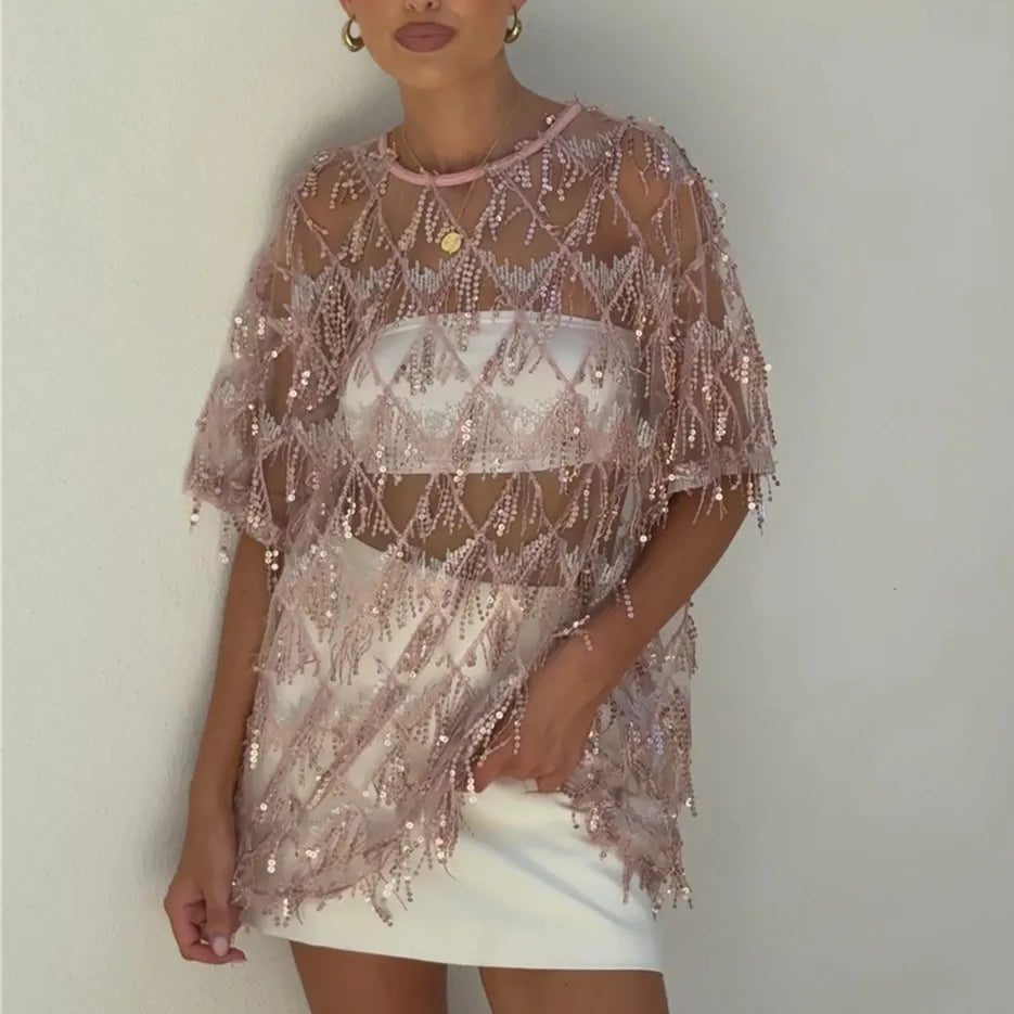 Olivia Sequined Top
