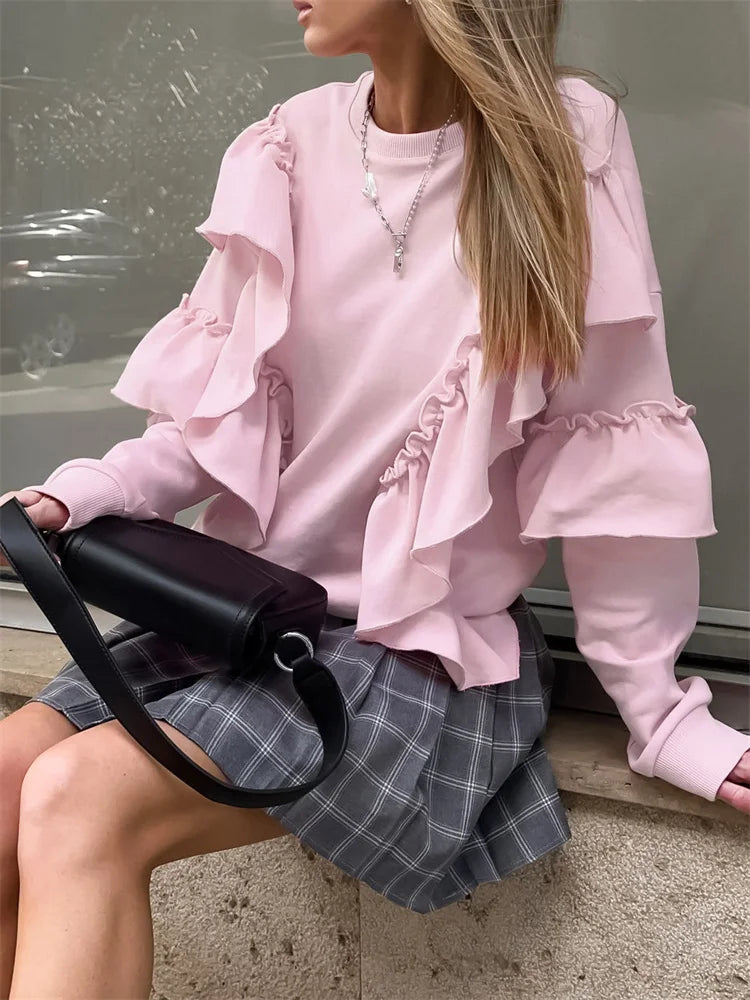 Roan Ruffles Sweatshirt
