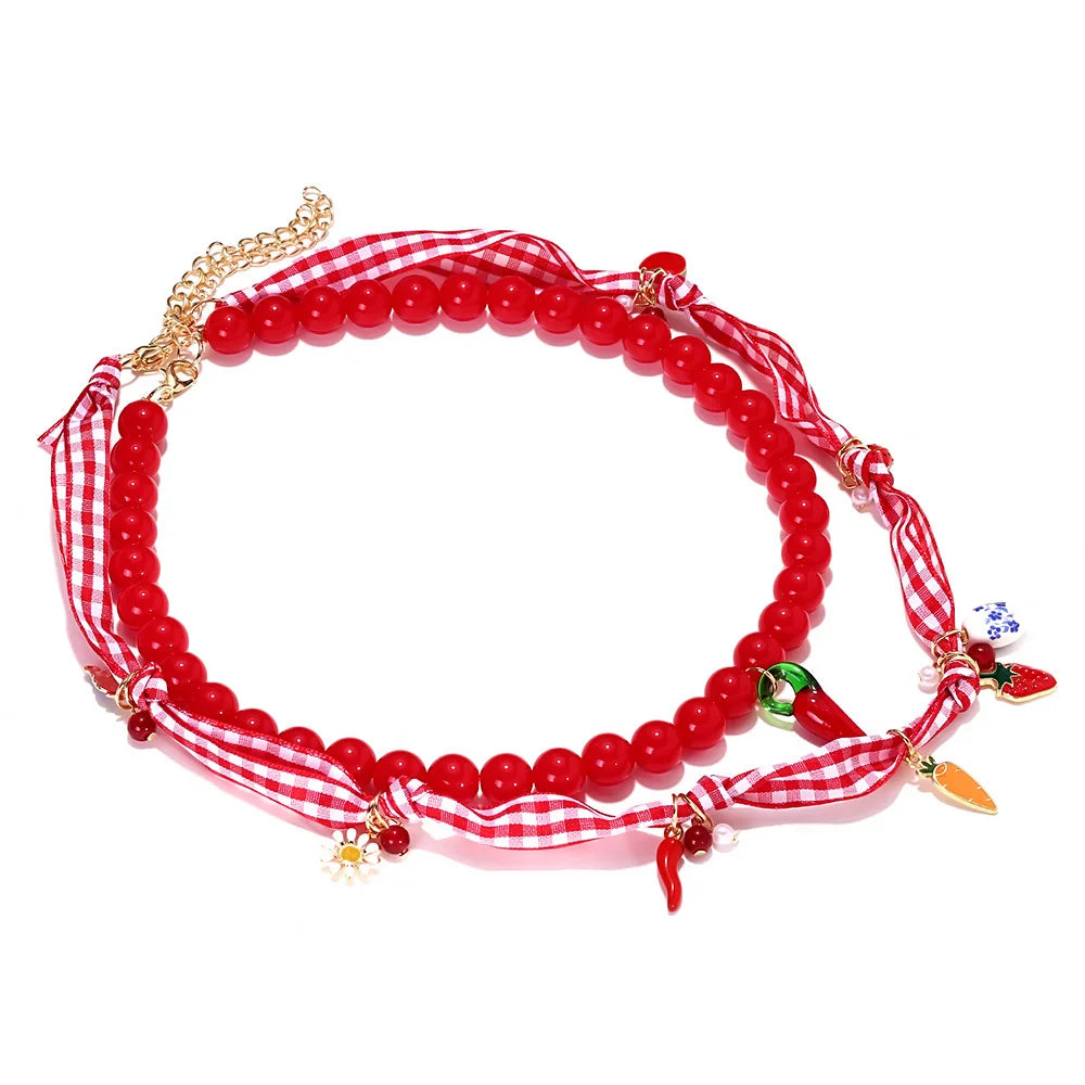 Strawberry Pepper Necklace