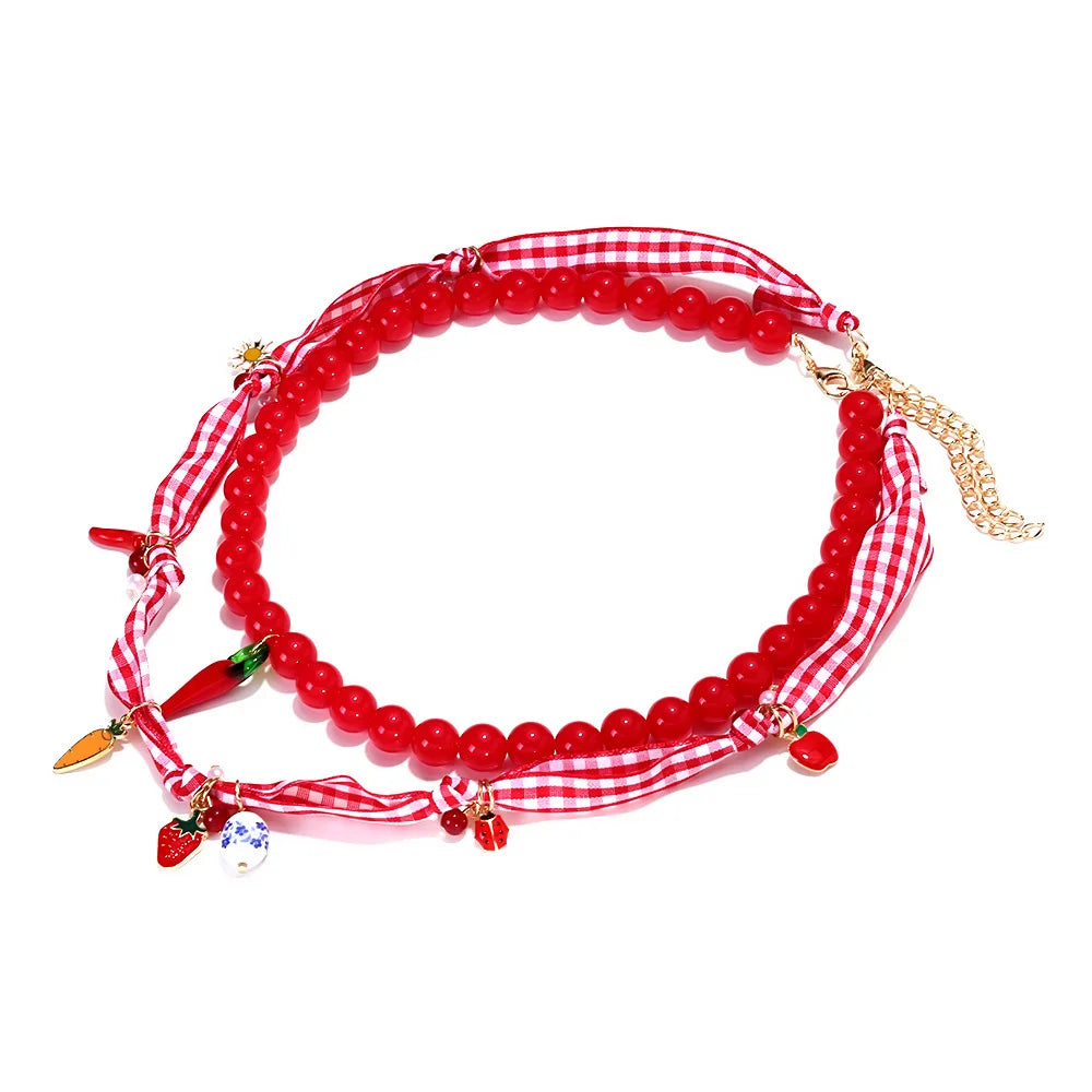 Strawberry Pepper Necklace