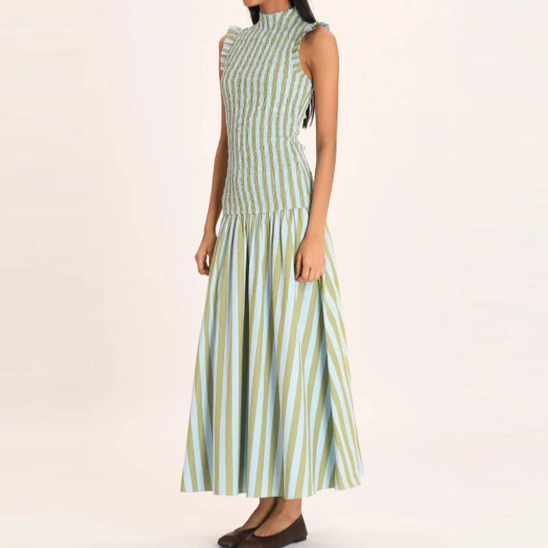 Rebecca Striped Maxi Dress