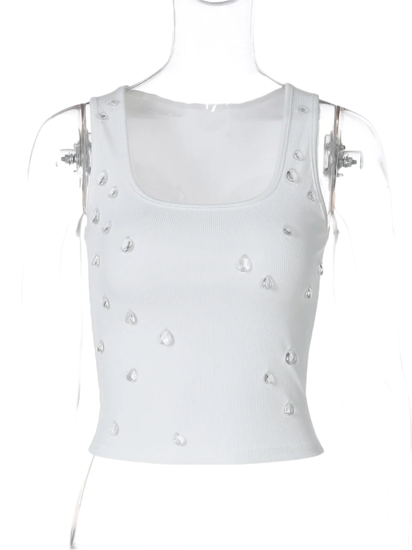 Crystal Drop Tank Top