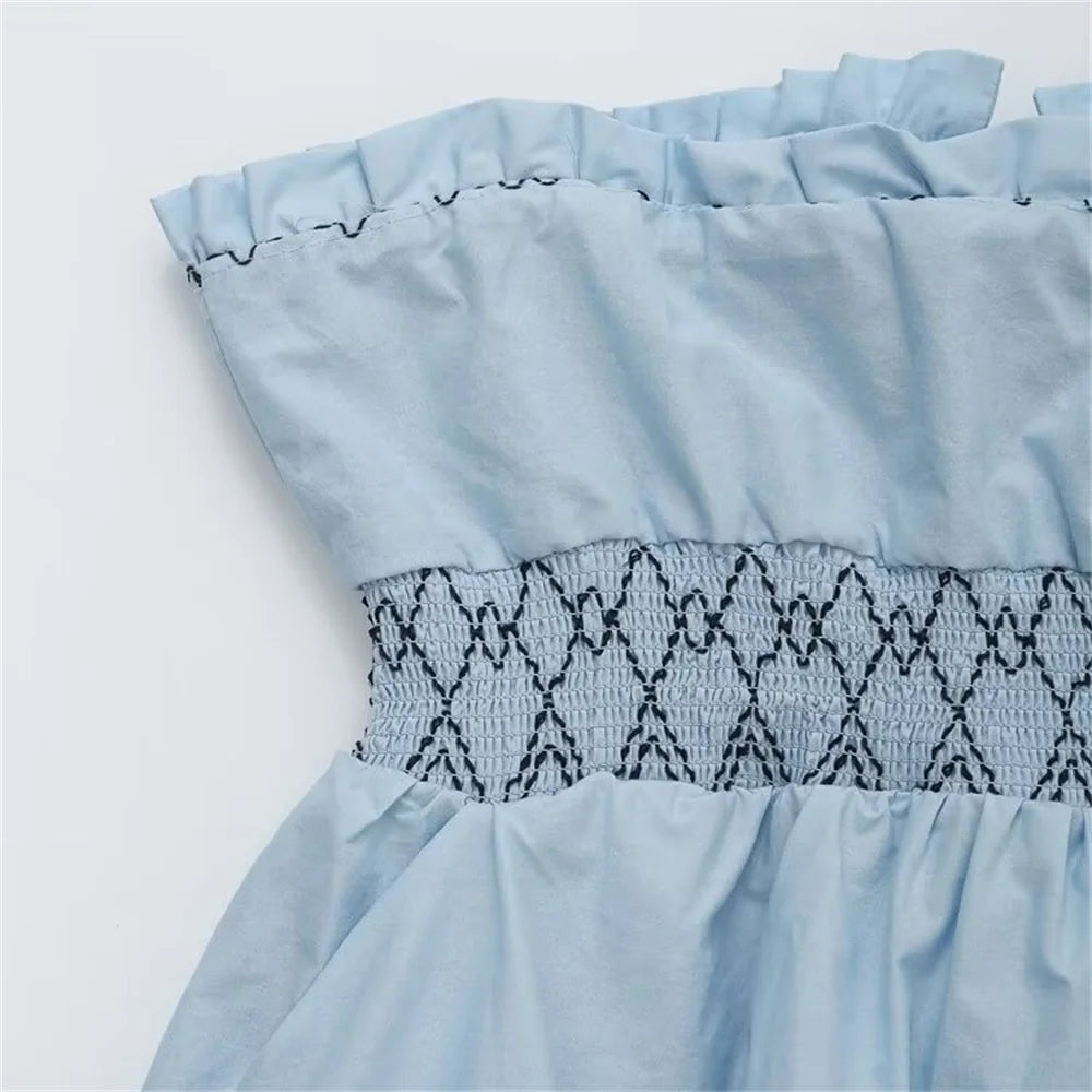 Milly Embroidered Top