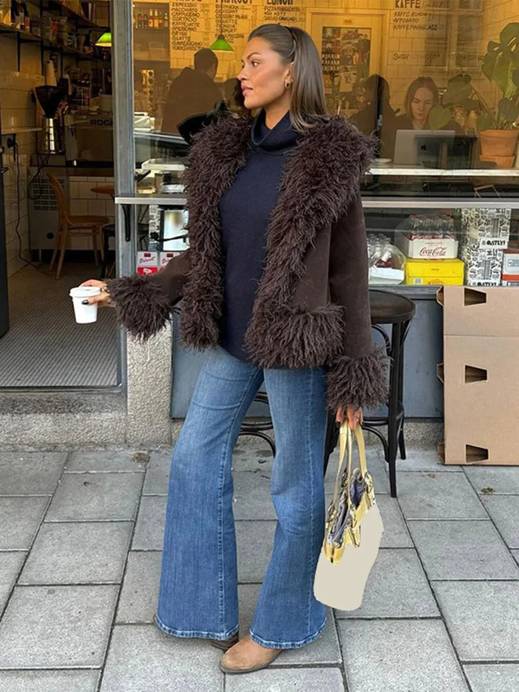 Chocolate Shag Jacket