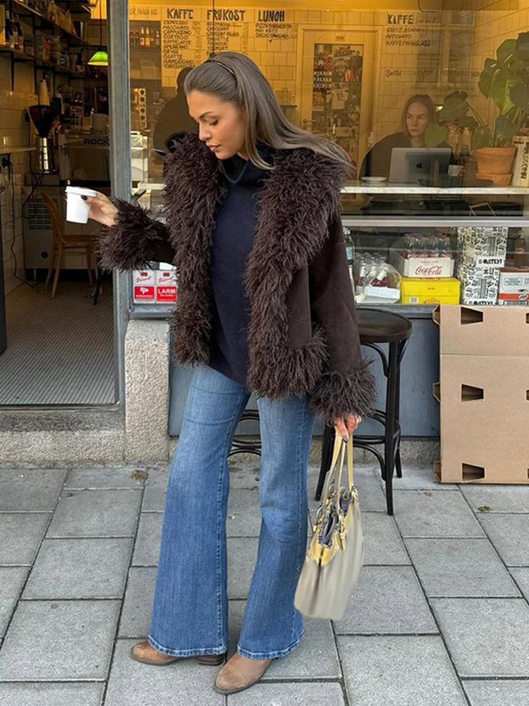 Chocolate Shag Jacket