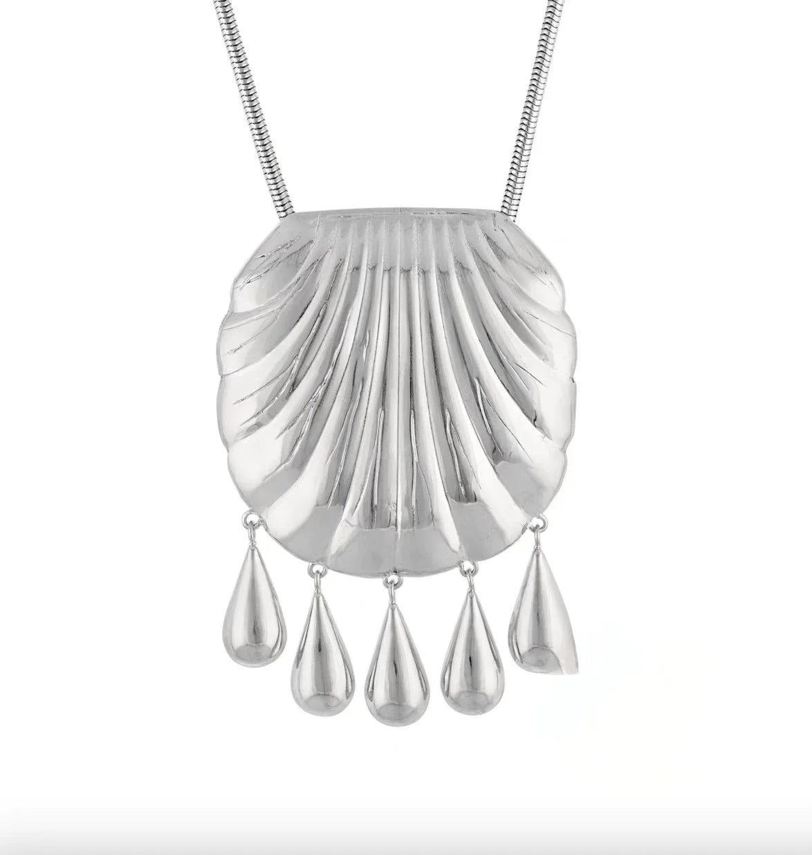 Concha Drop Necklace