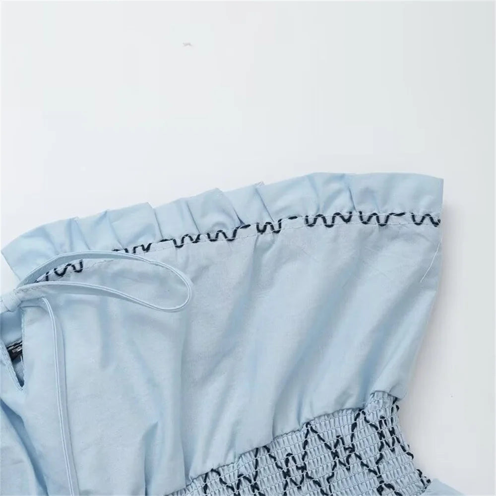 Milly Embroidered Top