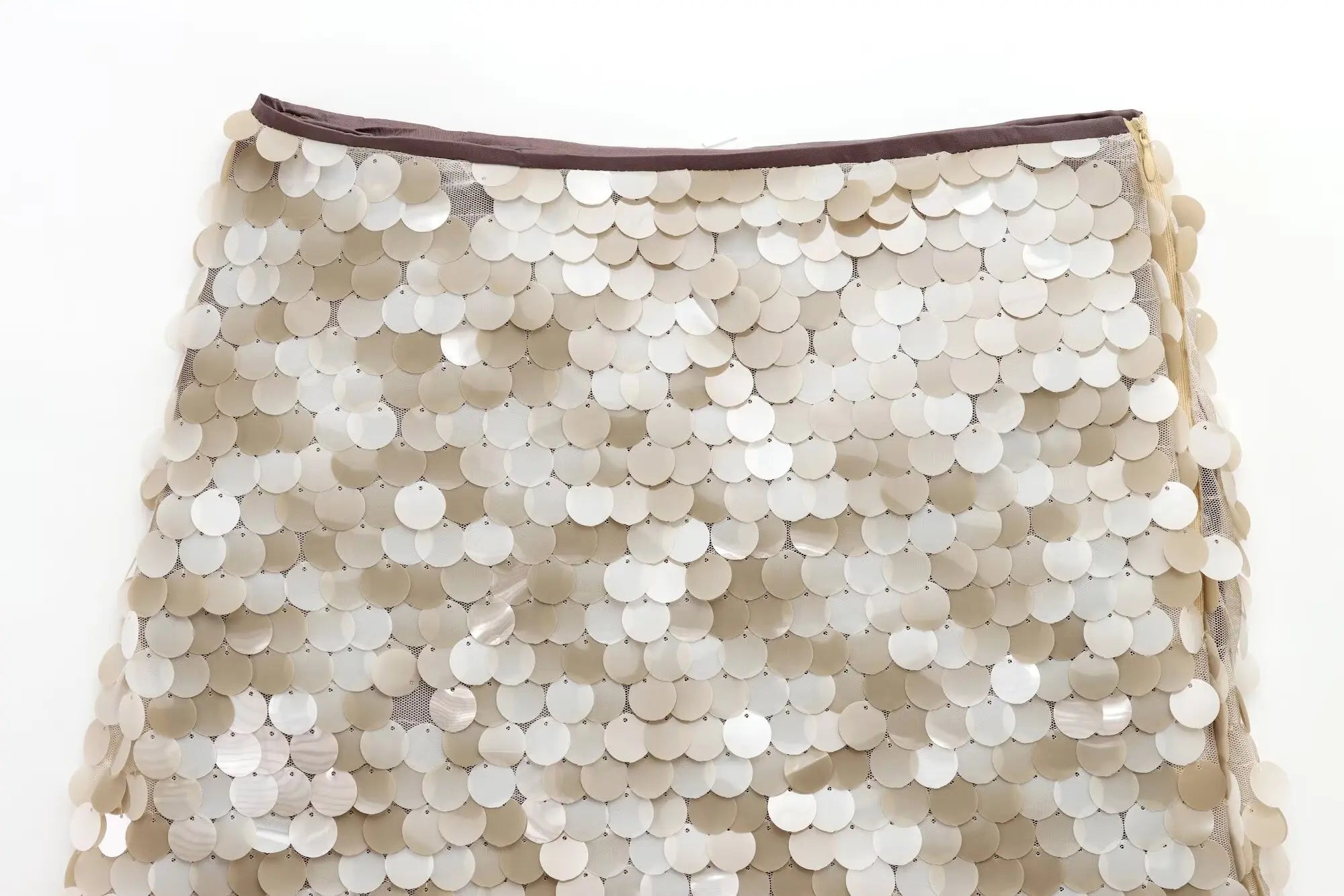 Pearls Sequin Skirt