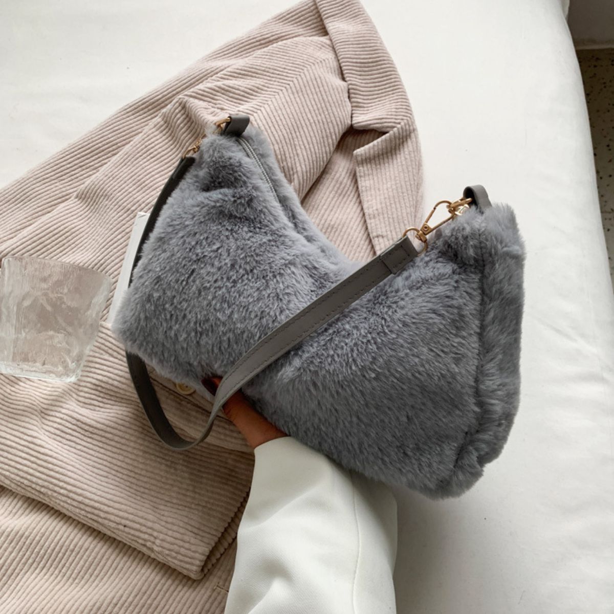 Winter Fur Shoulder Bag