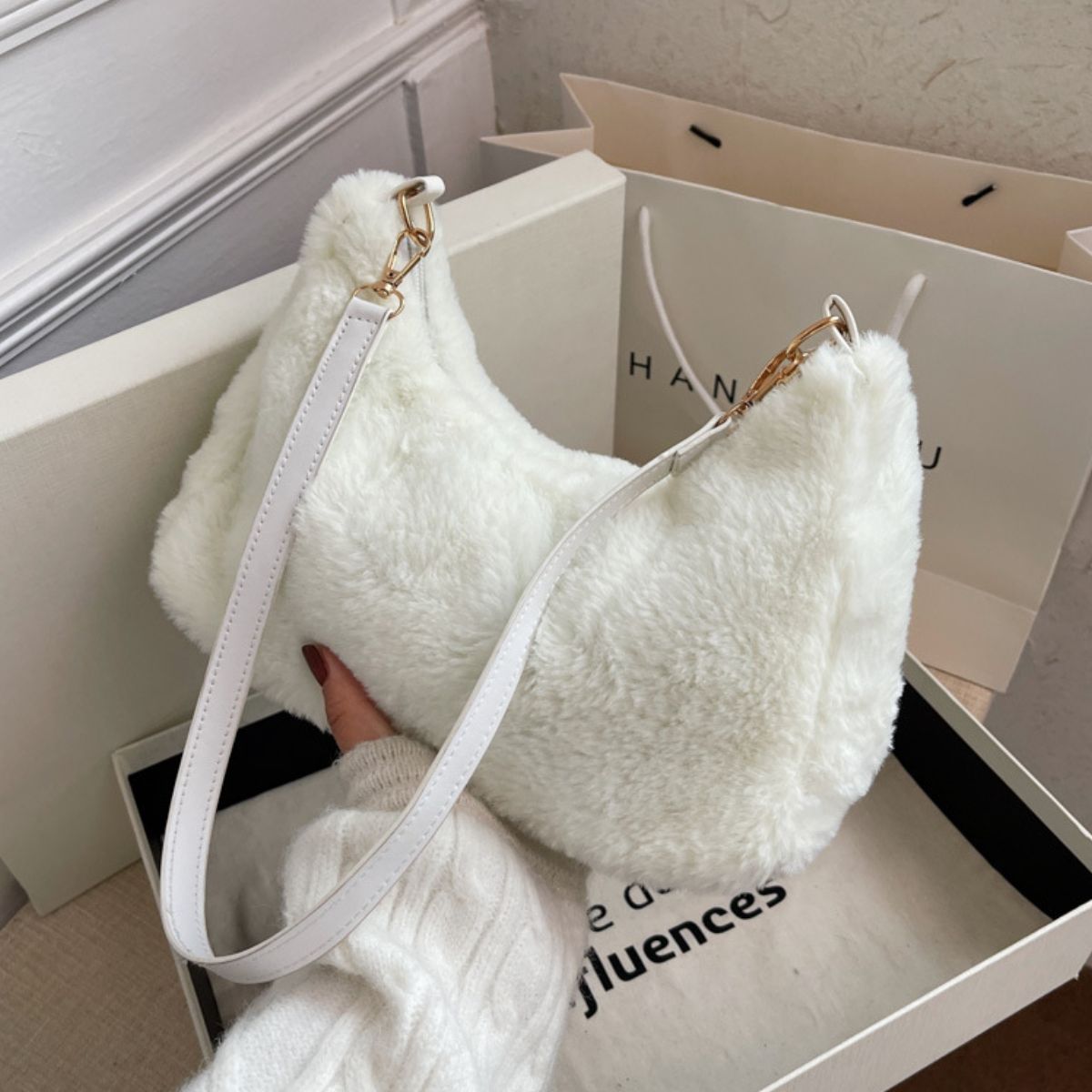 Winter Fur Shoulder Bag