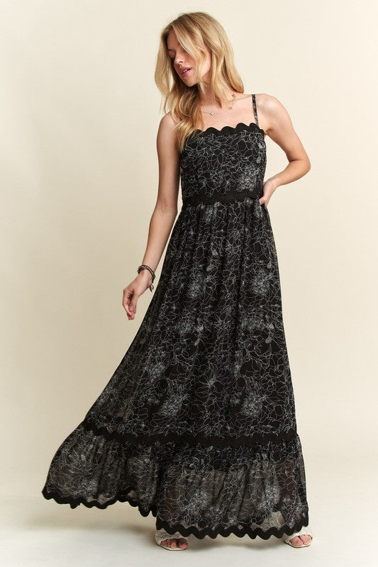 Noir Garden Dress