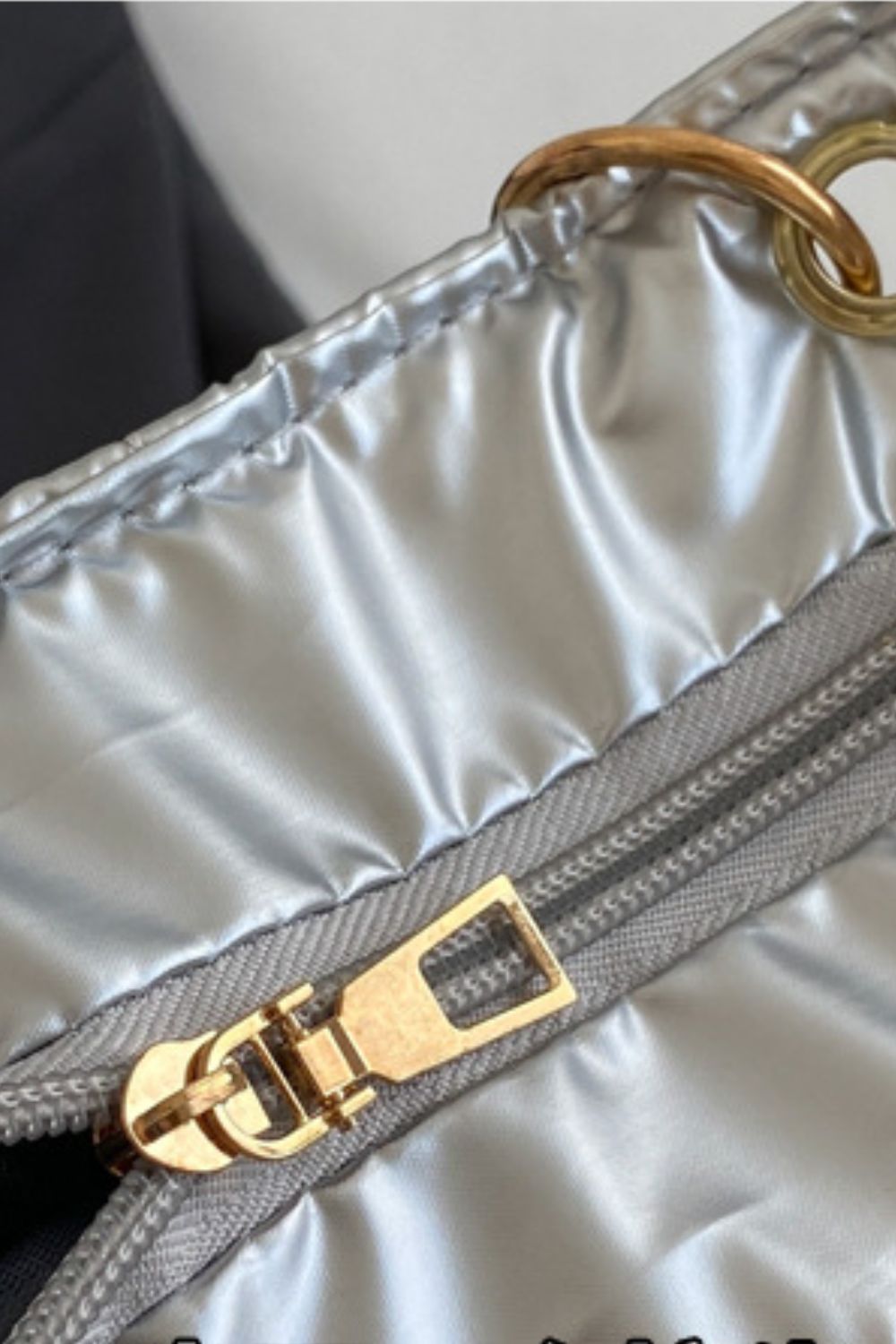 BEBE Bubble Texture Chain Handbag