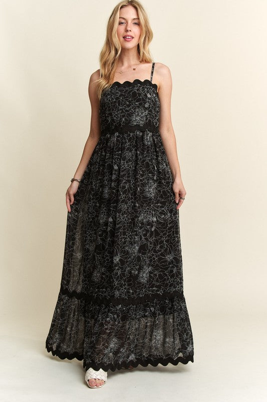 Noir Garden Dress
