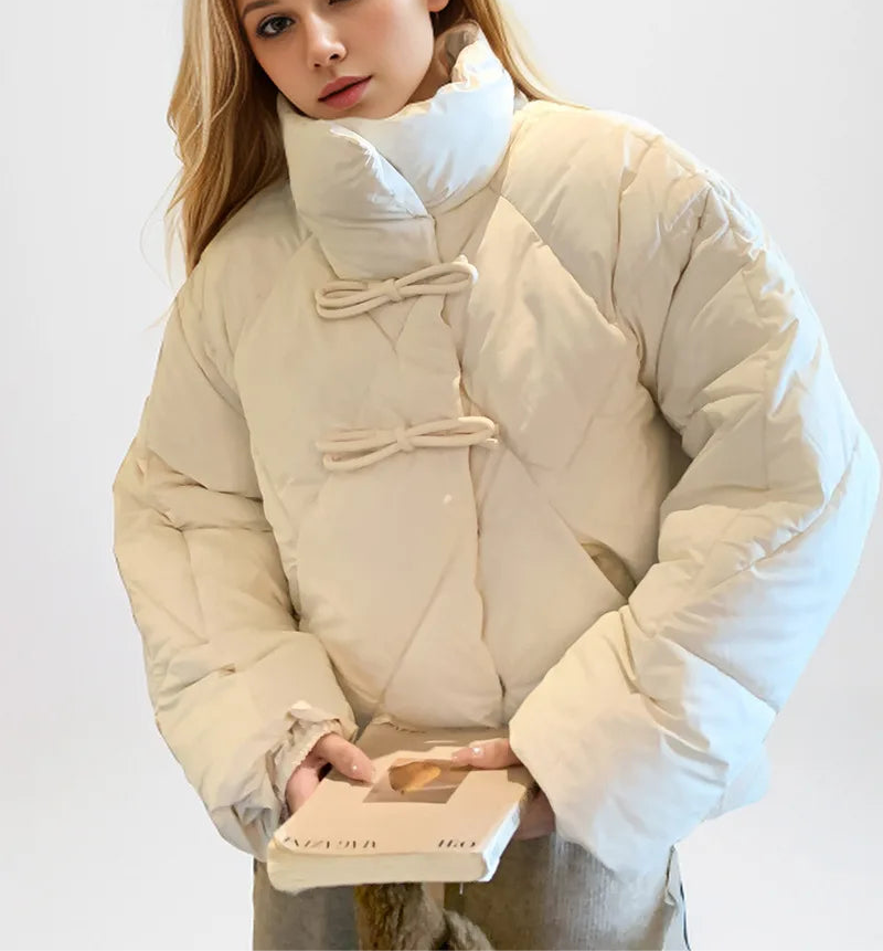 Queen Bow Puffer Jacket