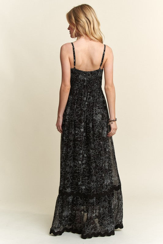 Noir Garden Dress