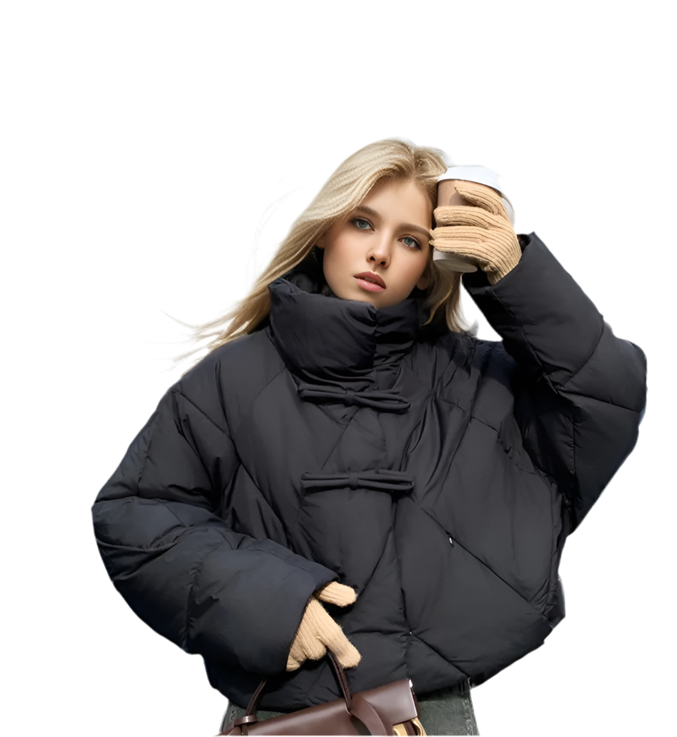 Queen Bow Puffer Jacket