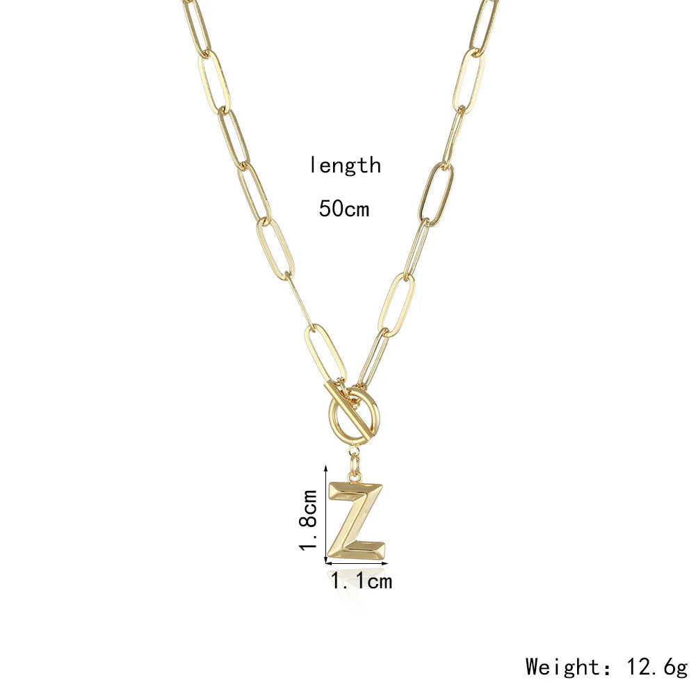 The Initial Toggle Necklace