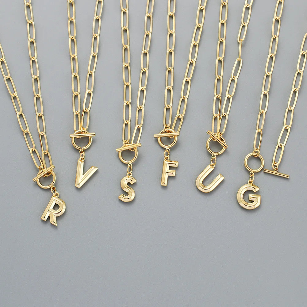 The Initial Toggle Necklace