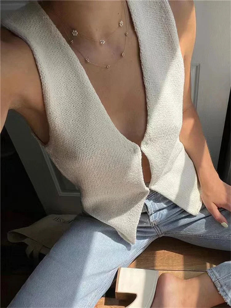 Kitty Knit Vest