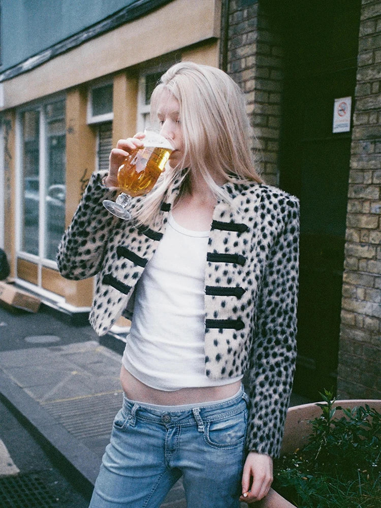 Morgan Leopard Jacket
