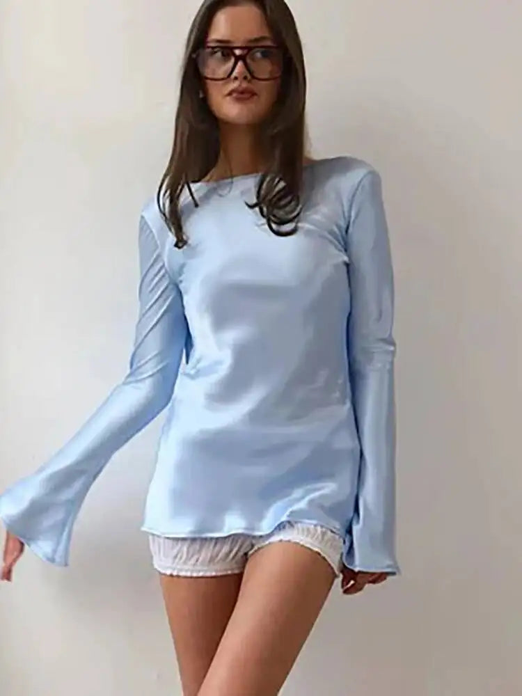 Clarisse Satin Top